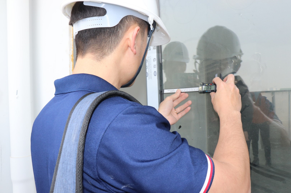 Kiểm tra đánh giá chất lượng của hãng sản xuất đối với thiết bị vật tư, phụ kiện lắp đặt tại dự án Feliz Homes