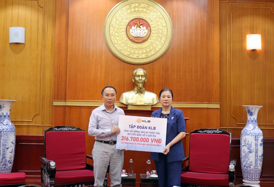 Tập đoàn KLB và CBNV chung tay hỗ trợ đồng bào vượt qua khó khăn sau cơn bão số 3 (YAGI)