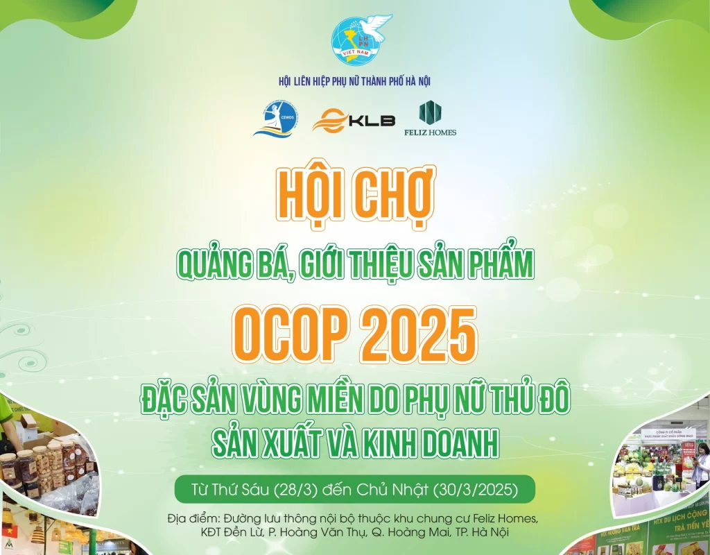 Hội chợ Quảng Bá, giới thiệu sản phẩm OCOP, đặc vùng miền 2025
