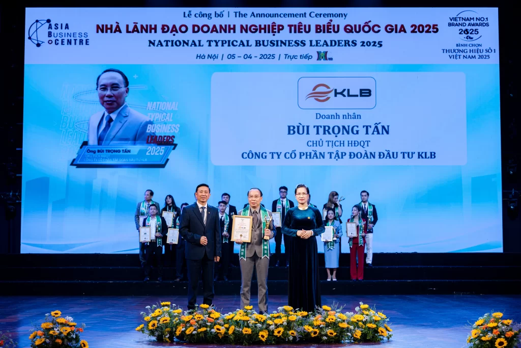 Giải thưởng “Nhà lãnh đạo doanh nghiệp tiêu biểu quốc gia 2025” gọi tên doanh nhân Bùi Trọng Tấn
