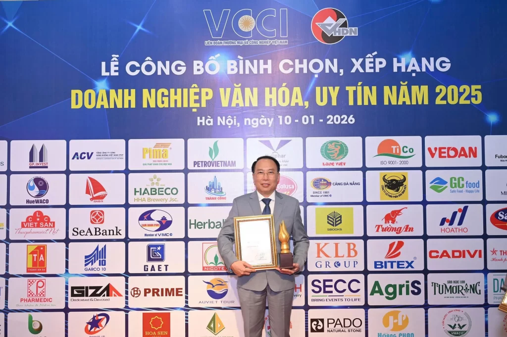 KLB GROUP VINH DỰ NHẬN GIẢI “DOANH NGHIỆP VĂN HOÁ, UY TÍN” NĂM 2025