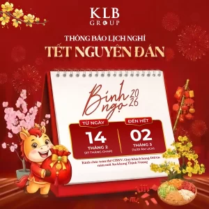 THÔNG BÁO LỊCH NGHỈ TẾT ÂM LỊCH 2026