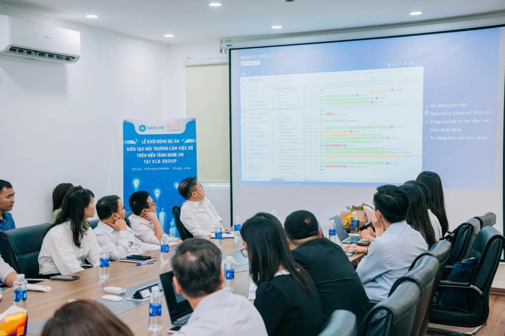 KLB GROUP KICK-OFF DỰ ÁN BASE.VN – KHỞI ĐẦU HÀNH TRÌNH KIẾN TẠO MÔI TRƯỜNG LÀM VIỆC SỐ