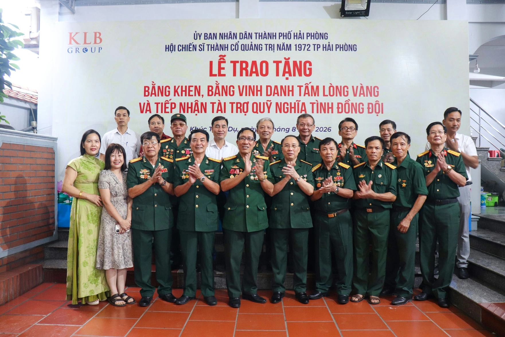 KLB Group trao tặng 100 triệu đồng, gửi trọn nghĩa tình tới những người lính Thành cổ Quảng Trị